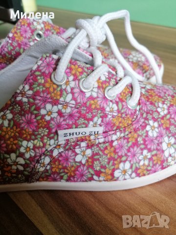 Сникърси на цветя , снимка 5 - Маратонки - 36819242