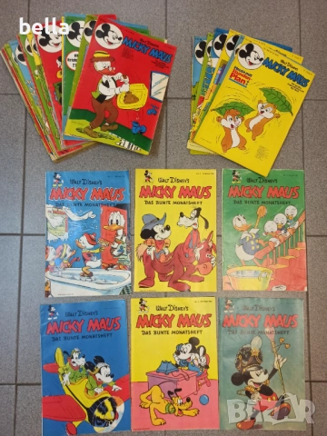 Колекционерски редки списания комикси Мики Маус общо са 116 броя 1951 год и др.