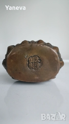 Бронзова статуетка на Гуанин , известна като богиня на състраданието, снимка 5 - Статуетки - 53899127