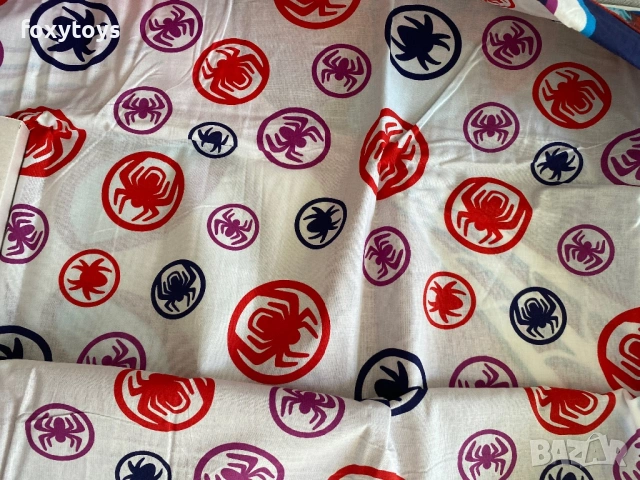 Детски спален комплект Spidey Dark 100×135 cm, 40×60 cm, снимка 8 - Спално бельо и завивки - 48464981