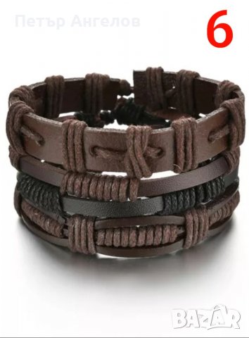 Сет кожени мъжки гривни, снимка 6 - Други - 38417913