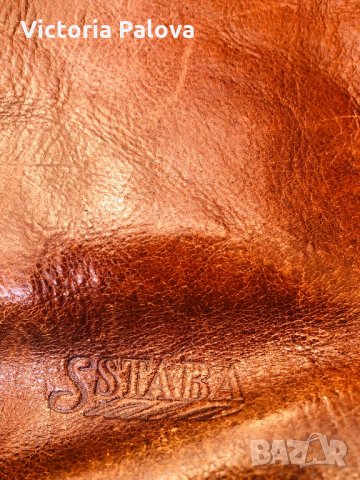 Чанта STABA ITALY,естествена кожа, снимка 10 - Чанти - 29846965