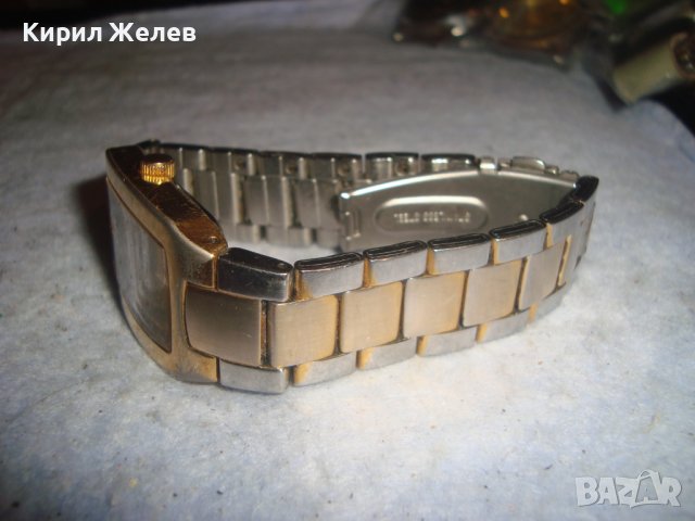 CASIO - МАРКОВ КВАРЦОВ ЯПОНСКИ ПОЗЛАТЕН ЧАСОВНИК с ОРИГИНАЛНА СТОМАНЕНА НЕРЪЖДАЕМА ВЕРИЖКА 27359, снимка 12 - Мъжки - 36694770