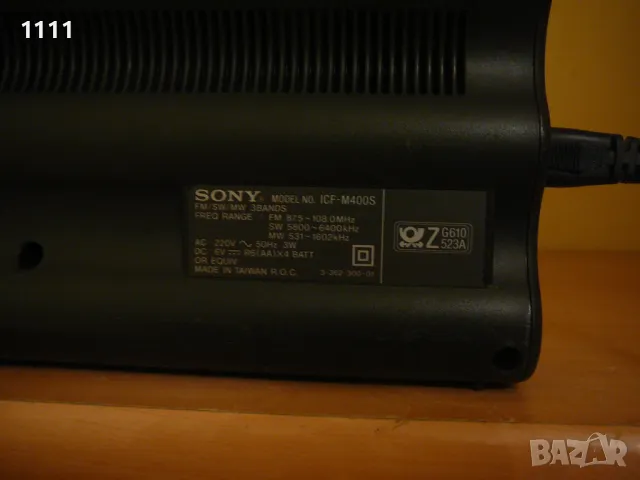 SONY ICF-M400S, снимка 5 - Ресийвъри, усилватели, смесителни пултове - 47350898