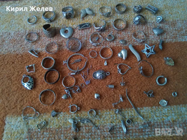 100 грама сребърни накити за поправка за реставрация за части или материал 50649, снимка 2 - Колиета, медальони, синджири - 50241758