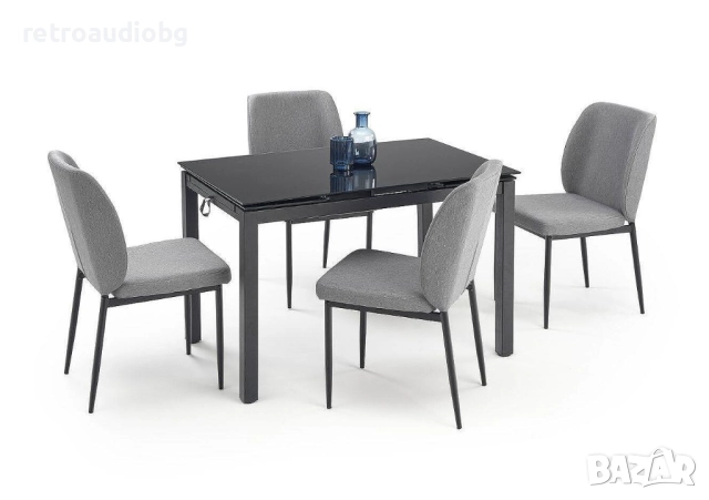  Трапезен комплект ДЖАСПЪР маса 110x70 с 4 стола
