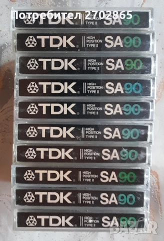 Аудио касети TDK SA  90 мин.-  Хром