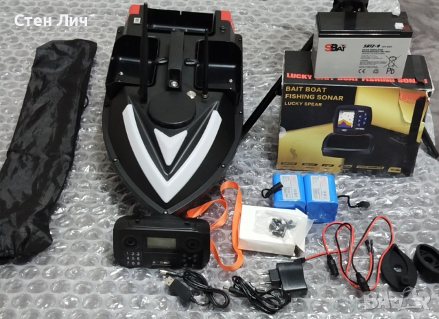 Лодка за захранка ZV6 с вграден сонар Lucky FF918 cwl с бг език, снимка 2 - Такъми - 52942309