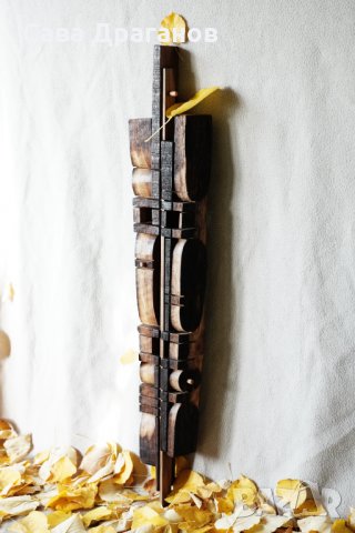 Маска за стена изработена от американски орех, снимка 2 - Други - 30758914