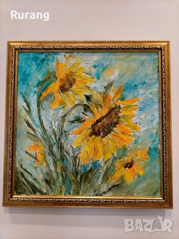 Авторски картини Маслена живопис,, Слънчеви Сезони ", снимка 5 - Картини - 53899328