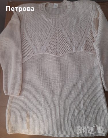 Пуловер с подплънки , снимка 5 - Блузи с дълъг ръкав и пуловери - 38127067