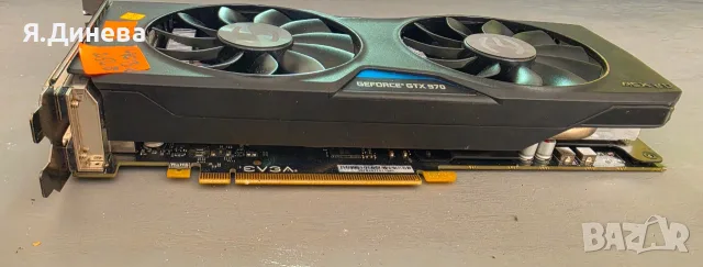 Видеокарта Gigabyte Evga GTX 970 4GB, снимка 2 - Видеокарти - 56437462