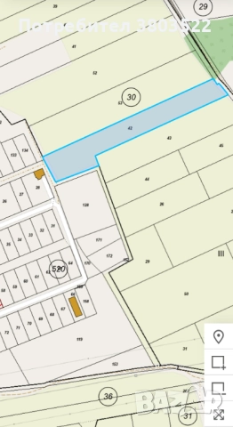 Парцел в с.Тополи, 6.7 дка Отлична инвестиция , снимка 2 - Парцели - 51791489