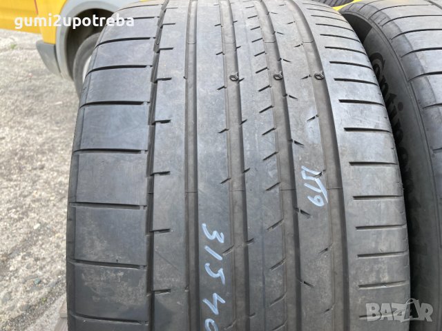315/40/21 Continental Sport Contact6 2019г 4,5-5,5мм MO, снимка 2 - Гуми и джанти - 40712862