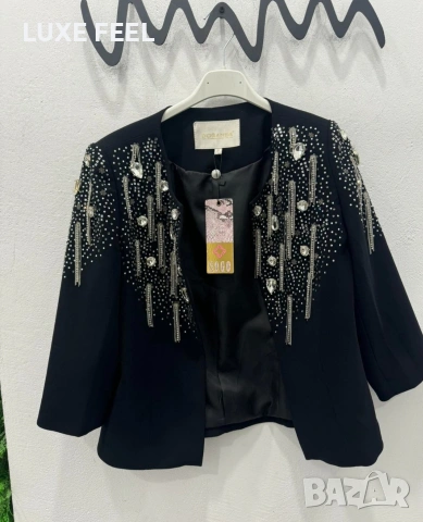 💎Елегантно Сако с Камъни , снимка 3 - Сака - 53929938