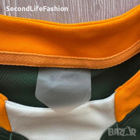 Asics Мъжка тениска с принт на Ръгби Юниън Южна Африка 2017/2018 размер XS, снимка 3 - Тениски - 53879342