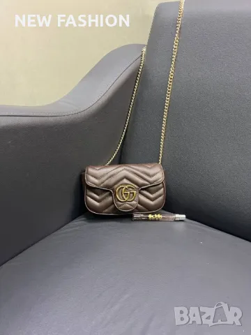 Дамски Кожени Чанти ✨ Gucci , снимка 5 - Чанти - 50338161