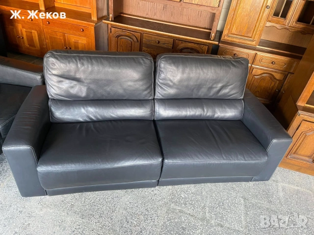 Кожен диван с relax механизъм - лукс и комфорт, снимка 4 - Дивани и мека мебел - 54094998