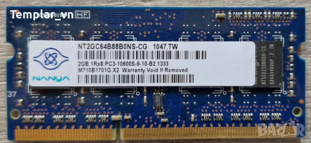 Nanya 2 gb DDR3 SODIMM laptop memory