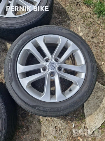 Джанти с гуми за Nissan 17 5x114.3, снимка 3 - Гуми и джанти - 53944843