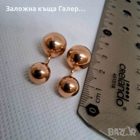 Винтидж златни обеци, 4,98г – класика и неподвластен на времето стил, снимка 5 - Обеци - 54216405