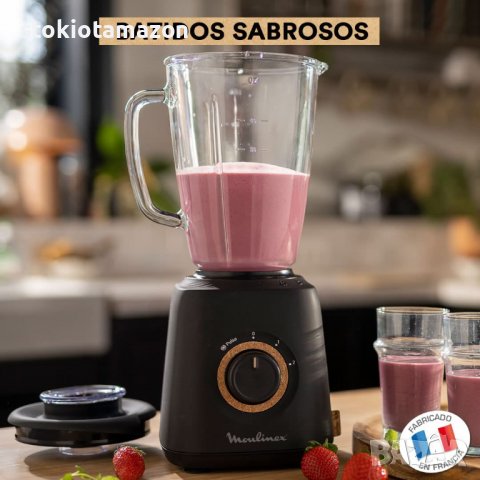 Блендер Moulinex Blendforce Eco Respect LM46EN 800 W стъклен блендер, блендер за смути с 4 остриета,, снимка 2 - Блендери - 38677906