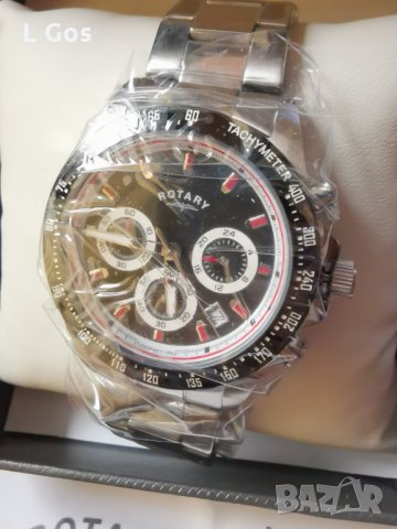 Sports Chrono Steel Bracelet Watch(GB03637/04) Rotary - Rolex Daytona, снимка 3 - Мъжки - 35124181