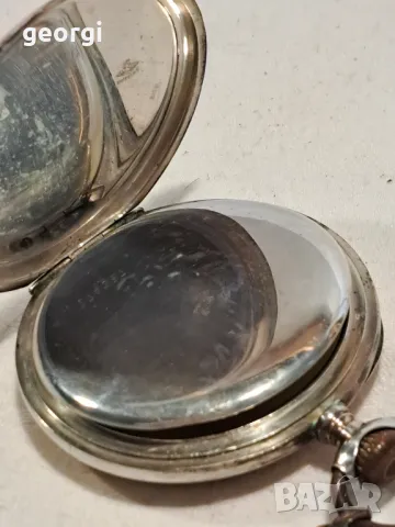 швейцарски сребърен джобен часовник Levrette , снимка 12 - Антикварни и старинни предмети - 47667488