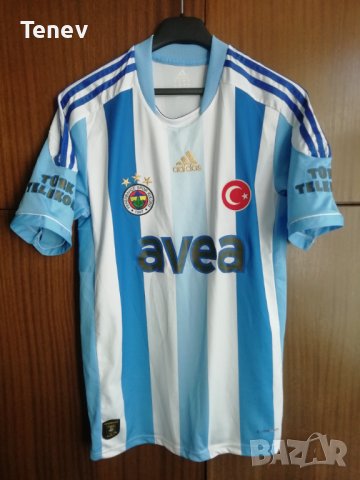 Fenerbahce Adidas 2011/2012 рядка оригинална тениска фланелка Фенербахче Адидас екип размер М