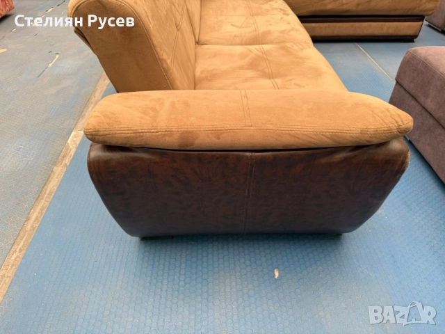 НОВ 110955 разтегателен ъглов холов Диван Принцес или Калифорния / канапе с ракла и функция сън -цен, снимка 3 - Дивани и мека мебел - 52027673