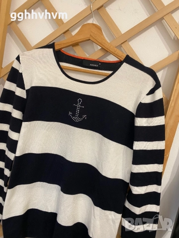 Пуловер с котва, снимка 4 - Блузи с дълъг ръкав и пуловери - 52497603