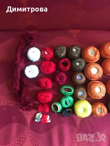 Конци /памучни/ за бродерия /бродиране, шиене/ #1, снимка 2 - Гоблени - 36392604