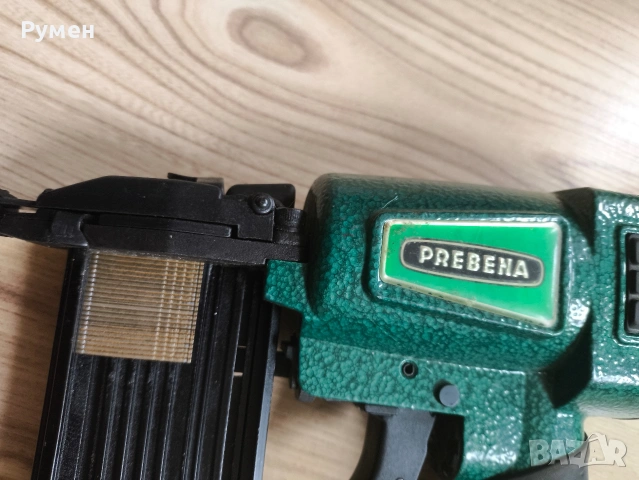 Универсален пневматичен такер за пирон игли PREBENA от 16 до 50 мм., снимка 4 - Такери - 53293901