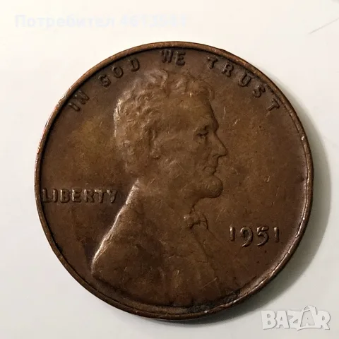 Лот от 4 по 1цент (USA), снимка 3 - Нумизматика и бонистика - 55729114