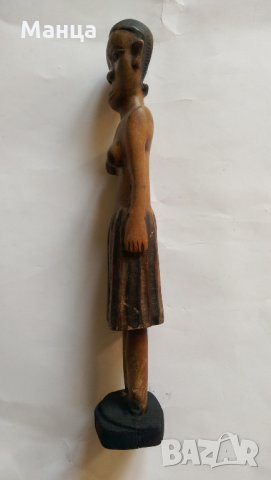  Африканска фигура, снимка 9 - Антикварни и старинни предмети - 28761088