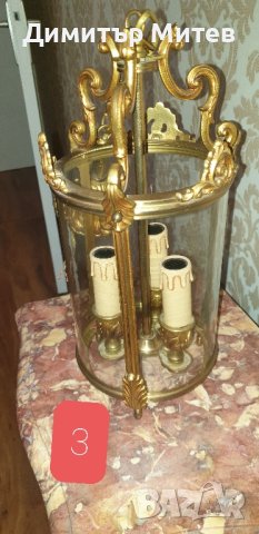 стари Френски полилеи 2бр, снимка 6 - Други ценни предмети - 42185596