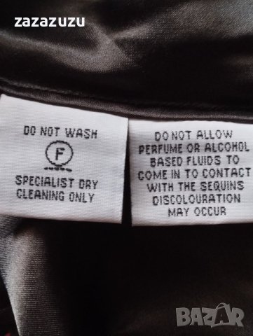 FRANK USHER UK12- Естествена коприна дамски топ, снимка 6 - Рокли - 42858924