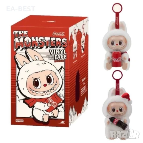 🌟 Интерактивна Labubu x Coca-Cola Blind Box 🌟LED светлини + звукови ефекти, снимка 4 - Плюшени играчки - 51383806