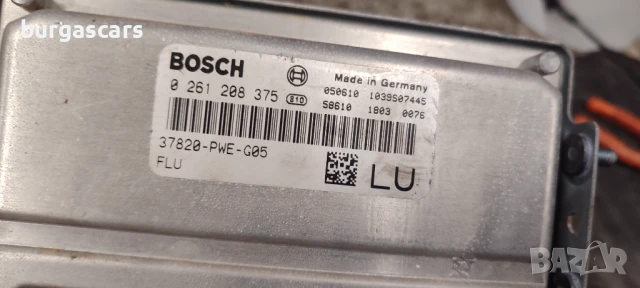 Компютър двигател 37820-PWE-G05 / 0 261 208 375 Honda Jazz 1.4 бензин - 100лв, снимка 2 - Части - 50457458