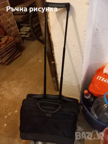 Чанта за документи с дълга дръжка ,колелца, снимка 1