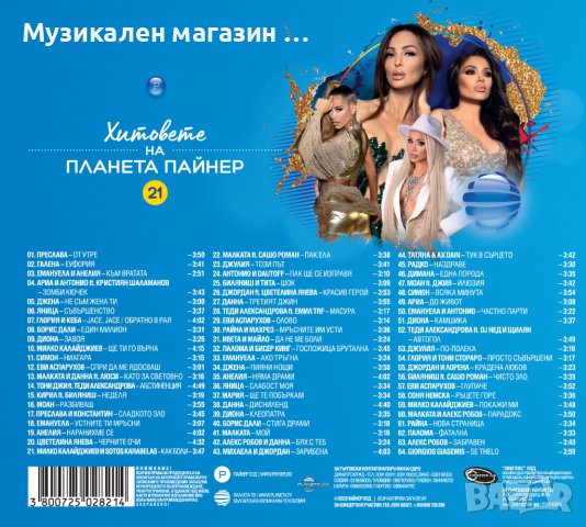 MP3 Хитовете на Планета Пайнер 21, снимка 2 - CD дискове - 39927644