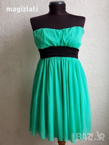 Дамска рокля цвят мента размер С 