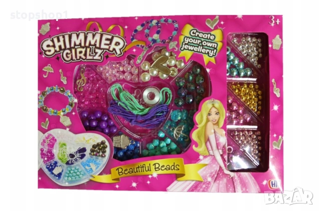 КОМПЛЕКТ ЗА ИЗРАБОТКА НА БИЖУТА ГРИВНИ МЪНИСТА КОЛИЕТА ВИСУЛКИ 25 см, снимка 3 - Образователни игри - 54157395