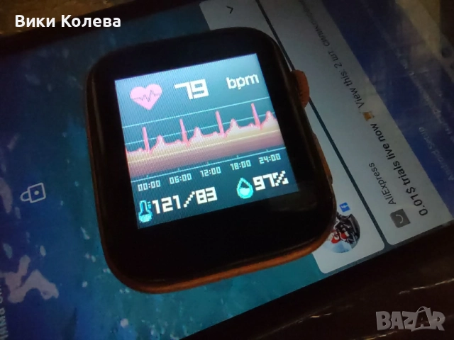 Смарт Часовник 42мм Розово Злато (Запазен, НО с Нужда от Ремонт), снимка 8 - Дамски - 52796860