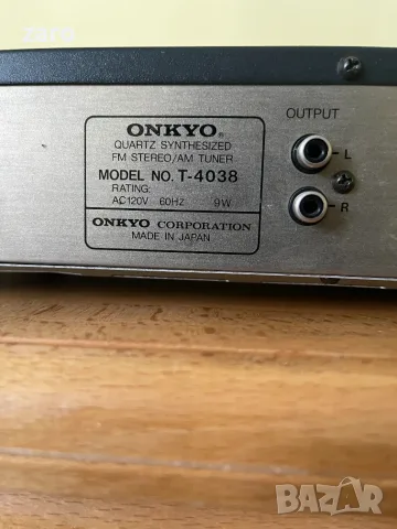 Японски тунер Onkyo T-4038, снимка 6 - Аудиосистеми - 56519617