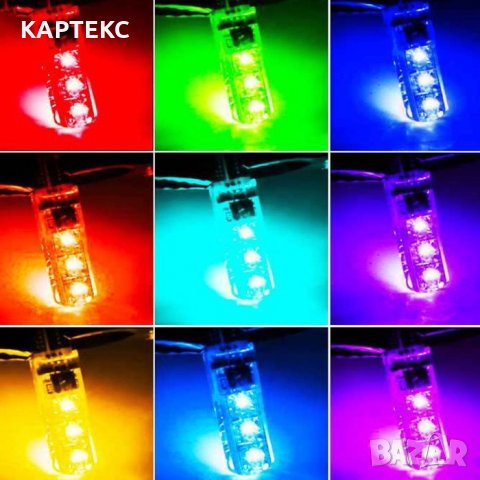 Диодни крушки с дистанционно P1697 2бр/к-т, снимка 3 - Аксесоари и консумативи - 39601975