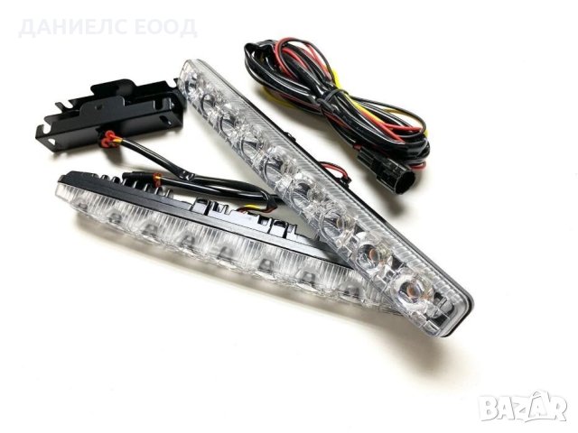 LED DRL дневни светлини с мигач - 9 диода*, снимка 3 - Аксесоари и консумативи - 40388367