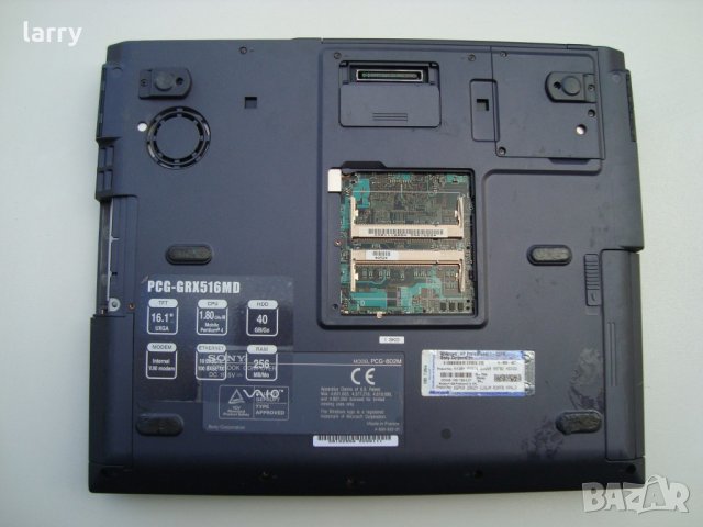 Sony Vaio PCG-GRX PCG-8D2M лаптоп на части, снимка 3 - Части за лаптопи - 35296075