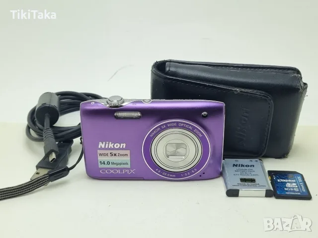 Nikon COOLPIX S3100 14.0MP Compact Digital Camera Purple