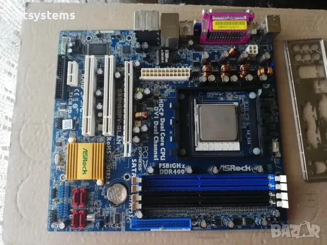 Дънна платка ASRock 939N68PV-GLAN Socket 939 CPU+FAN+RAM, снимка 5 - Дънни платки - 47840064